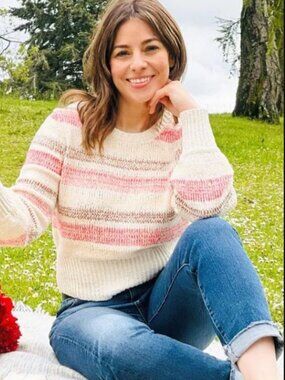 🍂J. Crew - Striped Pullover Sweater